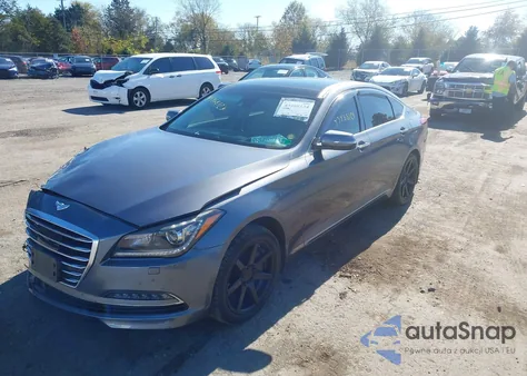 2016 Hyundai Genesis 3.8 from USA, damaged, VIN KMHGN4JE3GU143279